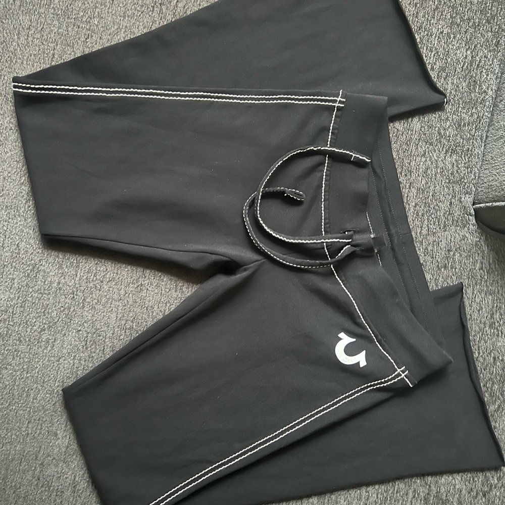 True Religion Sweat Pants- Low rise flare